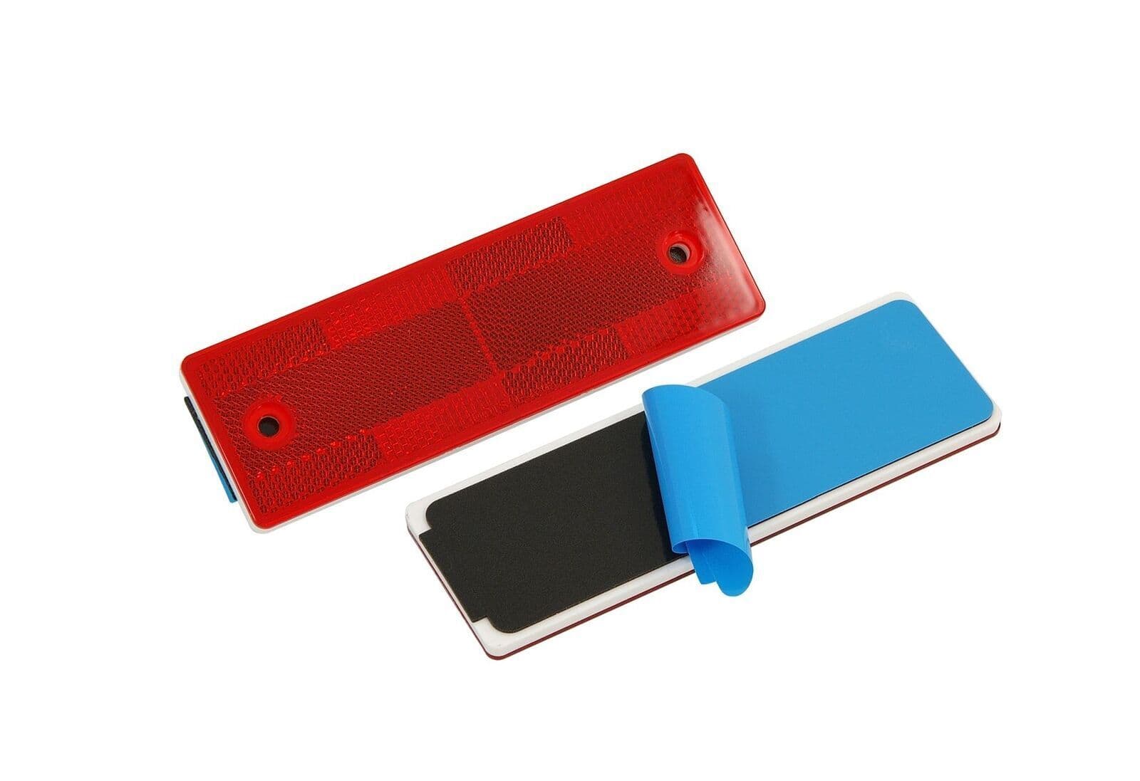 150mm X 50mm Red Stick On Reflector