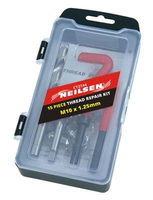 15Pc Thread Repair Set - M10 X 1.25 X 13.5mm