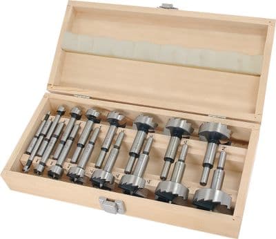 16 Pce Imperial Forstner Drill Bit Precision Bore Hole Drilling Tool Craft Set