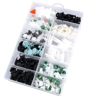 160Pc Audi Car Trim Body Fastener Clips Push Rivets Retainer Door Body Panel