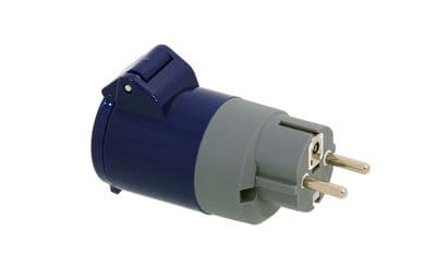 16A 2 Pin Style Schuko Plug To Industrial Socket Adaptor - Socket Converter