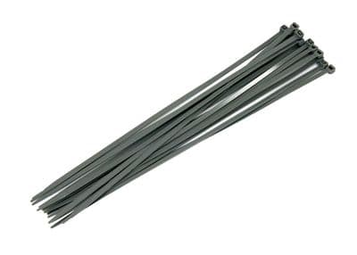 16Pc Cable Zip Ties - 4.8 X 300mm - Silver