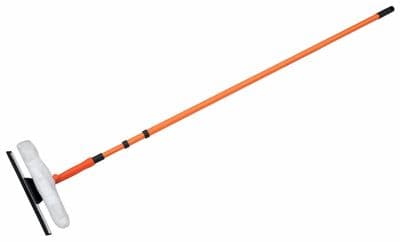 180 Extendable Pole Telescopic Hose Wash Brush Window Squeegee Cleaner Cleaning