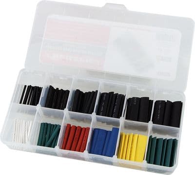180Pc Heat Shrink Wire Tubing Sleeve Tube Kit - Assorted Colours -2 - 9mm