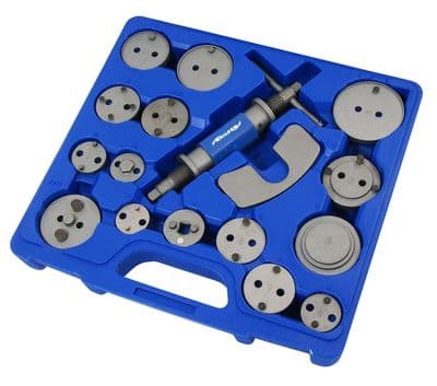 19Pc Universal Disc Brake Caliper Piston Rewind Wind Back Tool Set