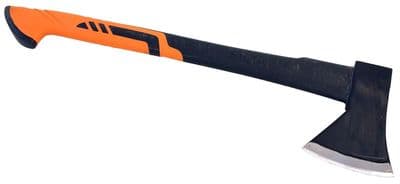 1Kg Wood Axe Fibreglass Handle Hammer Log Splitter Steel Head