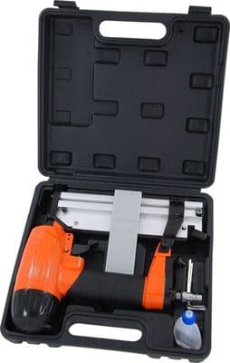 2-In-1 Air Powered Nail & Staple Gun Set - Nailer Stapler With Accessories