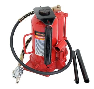 20 Ton Hydraulic Air Bottle Jack Pneumatic Lifting Jack 20-180Psi Heavy Duty