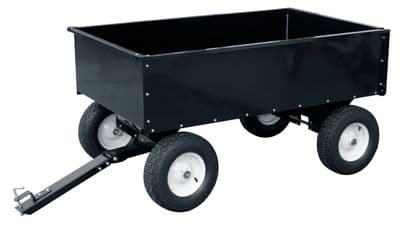2000Lb Multi Use Towed Along Garden Dump Cart Trailer
