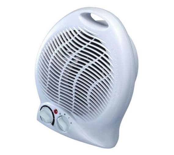 2000W Portable Floor Silent Electric Fan Heater Hot & Cold Upright