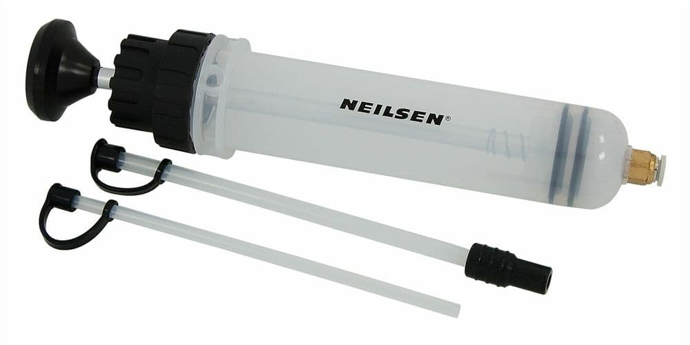 200Cc Automotive Fluid Filler & Extractor Syringe Fuel Oil Brake Fluid
