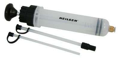 200Cc Automotive Fluid Filler & Extractor Syringe Fuel Oil, Brake Fluid, Coolant
