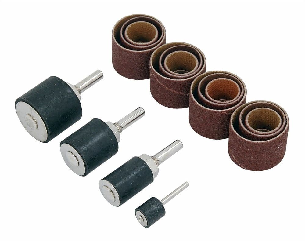 20Pc Drum Sleeves Sanding Kit Fits All Drills Four Sizes 80 120 Grit