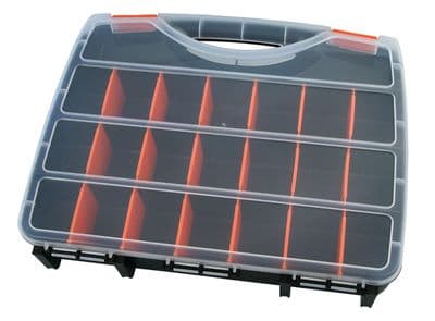 21 Compartment Storage Box Organiser Case For Screws, Nails, Nuts, Bolts & Craft