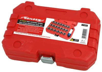 21Pc Vw Vag Anti Theft Locking Wheel Nut Stud Remover Tool Kit 2006-11