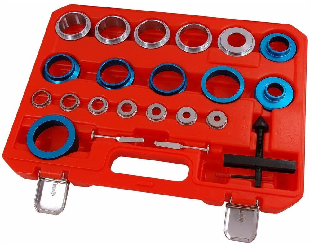 22Pcs Camshaft Crankshaft Oil Seal Bearing Remover Installer Rings Tool Kit