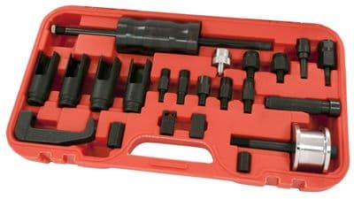 23Pc Diesel Injector Puller Remover Tool Master Kit Bosch Delphi Denso Siemen