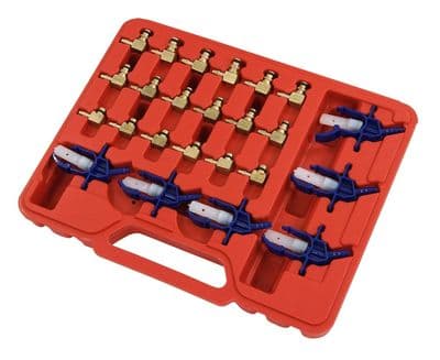 24 Piece Diesel Flow Meter Adaptor Set Common Rail Diesels Injector