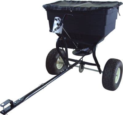 250Lb Multi Use Towed Along Drop Spreader For Grit Seed Fertiliser