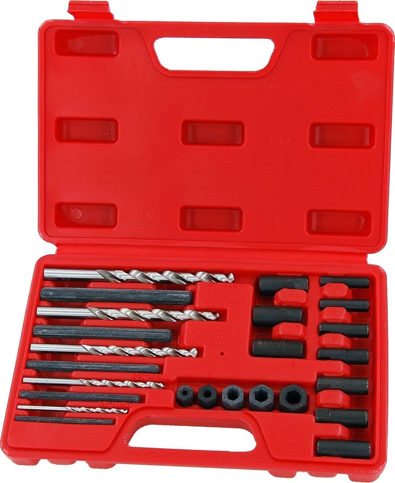 25Pc Spline Type Screw/Broken Stud Extractor Set