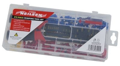 273Pc Assorted Electrical Terminals Crimping Pliers Electrician Tool Set