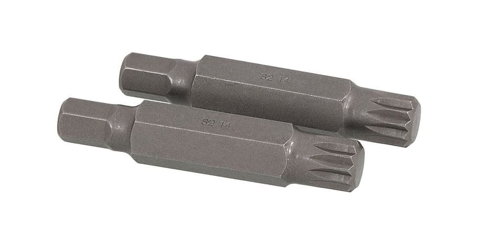 2Pc 14mm X 75mm Hex Allen Key Bit Set 10mm Hex Shank Ls2 M14