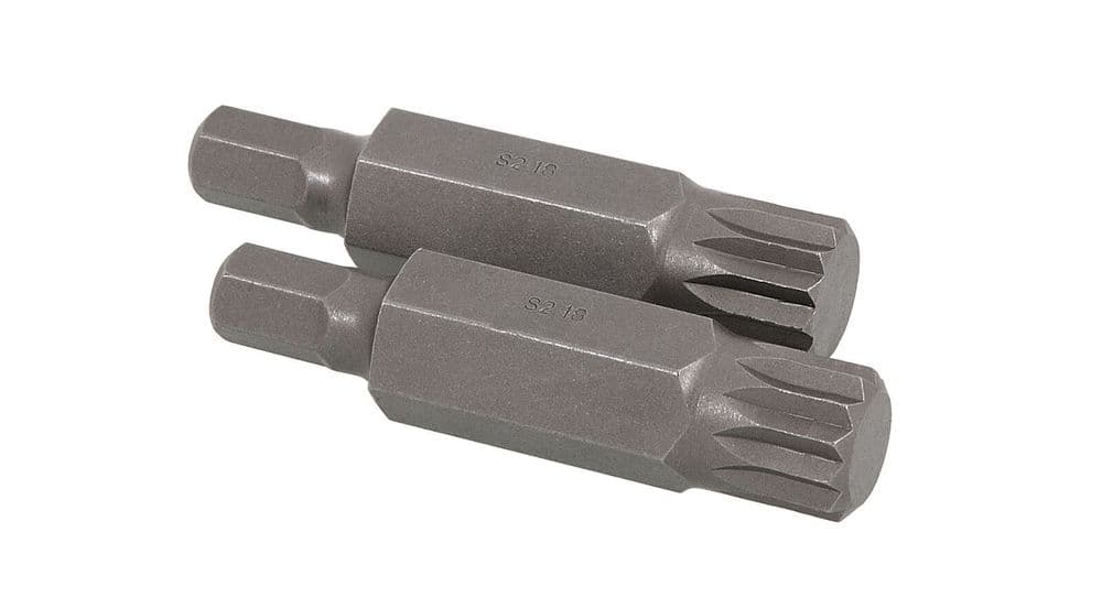 2Pc 18mm X 75mm Hex Allen Key Bit Set 10mm Hex Shank Ls2 M18