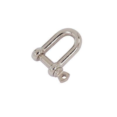 2Pc Dee Galvanised Steel D Shackle 12mm