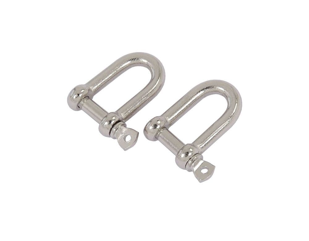 4 Pack 12mm Galvanised Steel D Shackle Dee Link Chandlery Lifting