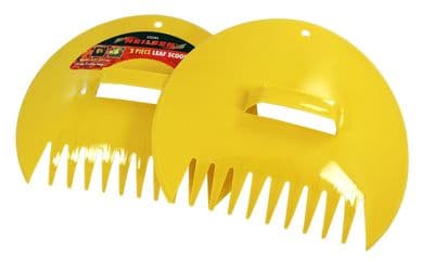 2Pc Handheld Garden Leaf Scoops Set
