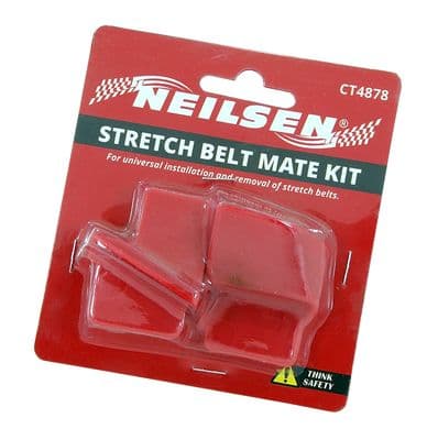 2Pc Stretch Aux Belt Removal & Installer Tool Set For Ribbed Drive Belts Remover