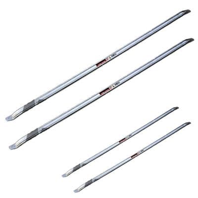 2x Tyre Lever 12in 300mm Heavy Duty & 2x Tyre Lever 20in 500mm Metal Flat Multi Buy Set