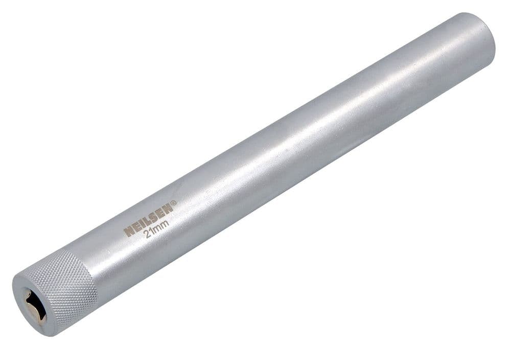 3/8 Drive Extra Long Spark Plug Socket 21mm X 250mm