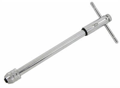 300mm Long Reach T Handle Tap Wrench Reversible Ratchet M5 - M12
