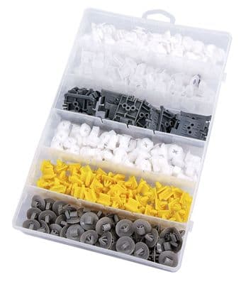 300Pc Renault Car Trim Body Fastener Clips Push Rivets Retainer Door Body Panel