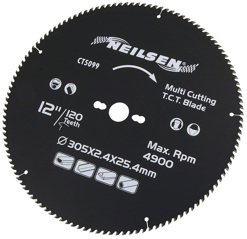 305mm X 25mm 120T Teeth Tct Multi Cutting Mitre Saw Blade
