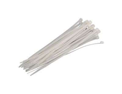 30Pc Cable Zip Ties - 4.8 X 200mm - White