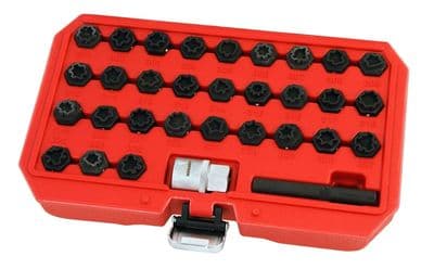 32Pc Rim Lock Socket Set Mercedes Benz Lockable Wheel Nuts