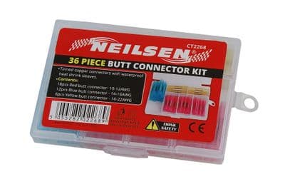 36Pc Electrical Heat Shrink Tubing Sleeve Kit - Assorted