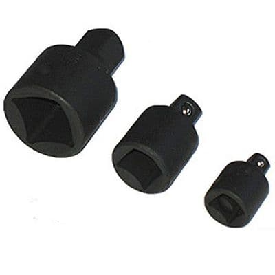 3Pc Air Impact Tool Reducer Adapter Converter Adaptor Socket Set 3/8 1/2 3/4 New