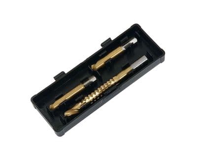 3Pc Damaged Pozi & Phillips Screws Stud Extractor Set - Titanium Coated