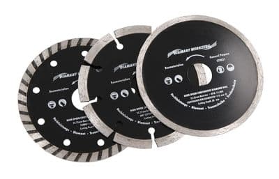3Pc Dry Diamond Cutting Blade Disc Brick Grinder 115mm 4.5