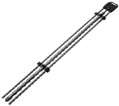 3Pc Extra Long 800mm Sds Drill Bit Set - Masonary Brick Concrete 12mm 16mm 24mm