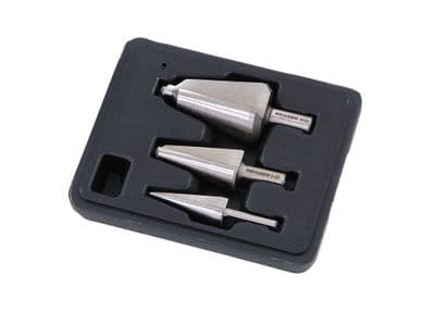 3Pc Hss Metal Hole Cone Cutter Taper Drill Bit Set 3mm To 30mm Bits