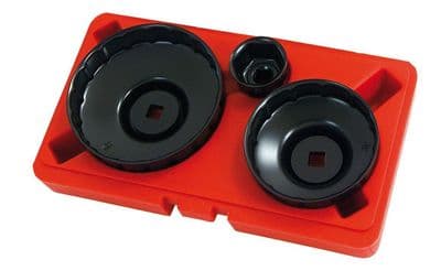 3Pc Renault Cup Oil Filter Wrench Set - 3/8