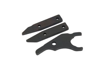 3Pc Replacement Air Shear Blade Set For Steel & Aluminium