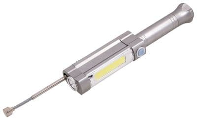 3W Cob Led Work Lamp, Inspection Torch With Magnetic Pick Up Tool
