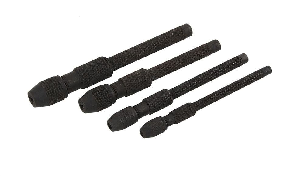 4 Hss Pin Vice Set Hollow Drill Jewellery Making Watch Clock Repair