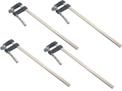 4 X F Type Clamps Wood 50mm X 150mm Adjustable Woodworking Clamp