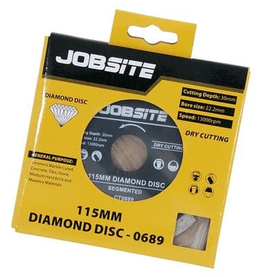 4.5 Inch (115mm) Segmented Diamond Dry Cutting Disc Blade